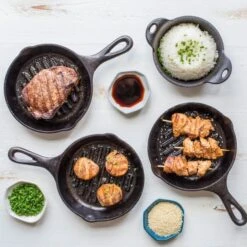 Lodge Grillpfanne L3GP, Mit Stiel -Flammen Werk Geschäft Lodge Grillpfanne L3GP mit Stiel@@9ggfpl13 2