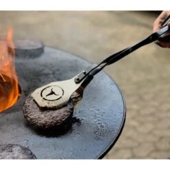 Moesta V-Tong Burger Zange, Grillbesteck -Flammen Werk Geschäft Moesta V Tong Burger Zange Grillbesteck@@9ggzzm0n 1