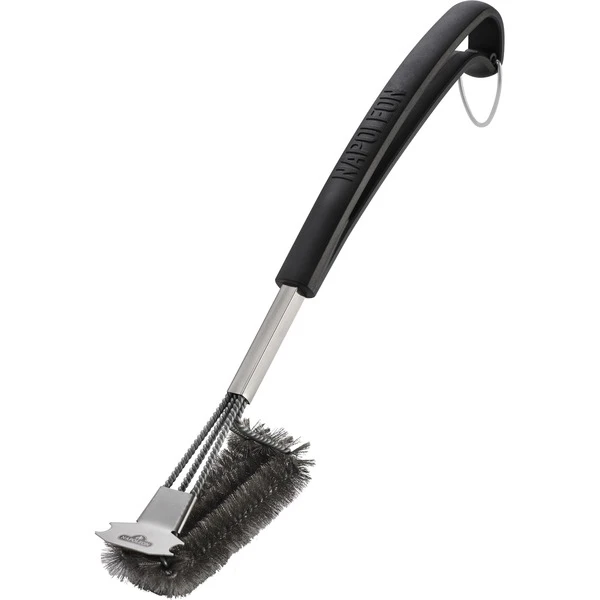 Napoleon Grillbürste Dreireihig, Mit Edelstahlborsten, Grill-Reinigungsbürste 3 Napoleon Grillbürste Dreireihig, Mit Edelstahlborsten, Grill-Reinigungsbürste
