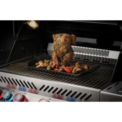 Napoleon Keramische Grillplatte 43 X 25cm, Mit Geflügelhalter -Flammen Werk Geschäft Napoleon Keramische Grillplatte 43 x 25cm mit Gefl gelhalter@@1680452 4