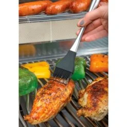 Napoleon PRO Edelstahl-Pinsel Mit Silikonborsten, Grillpinsel -Flammen Werk Geschäft Napoleon PRO Edelstahl Pinsel mit Silikonborsten Grillpinsel@@9ggzzn03 2