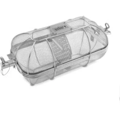 Weber CRAFTED Drehspieß-Korb Fein 7686, Grillkorb -Flammen Werk Geschäft Weber CRAFTED Drehspie Korb fein 7686 Grillkorb@@1810942 1