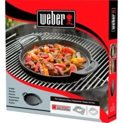 Weber Gourmet BBQ System Pfan­nen­ein­satz 7421, Grillplatte -Flammen Werk Geschäft Weber Gourmet BBQ System Pfan nen ein satz 7421 Grillplatte@@1014932 5