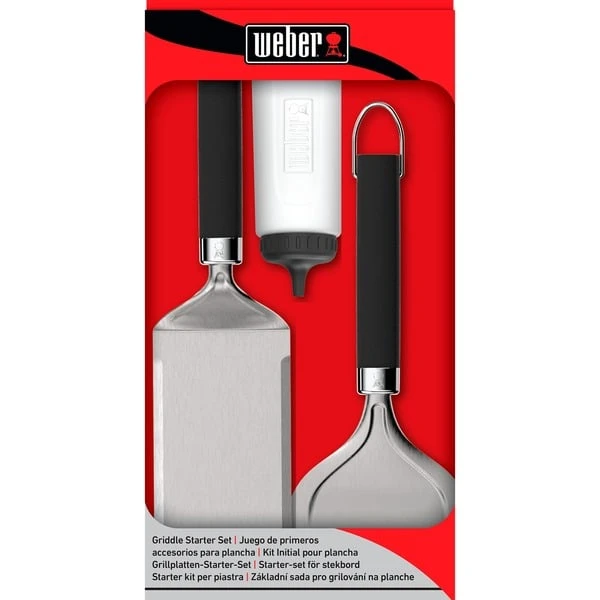 Weber Grillplatten-Zubehörset, 3-teilig, Wender 4 Weber Grillplatten-Zubehörset, 3-teilig, Wender – Bild 2